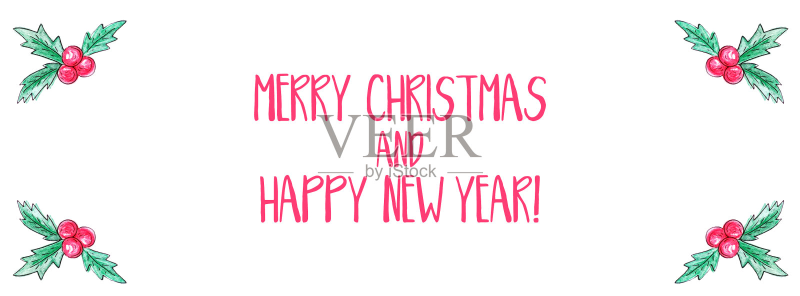 卡通横幅为节日主题贺卡插画图片素材