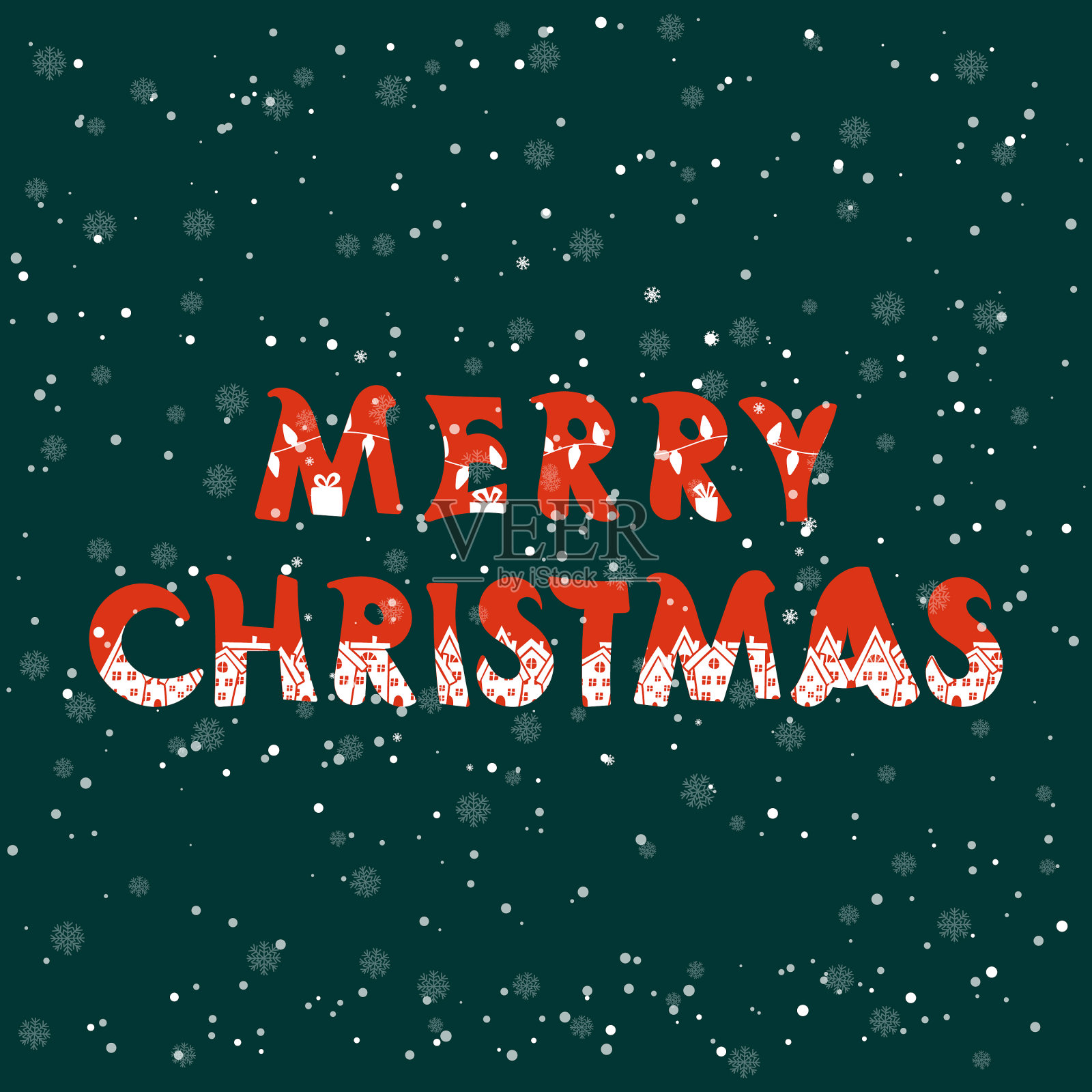 卡通字母为节日主题与甜蜜插画图片素材