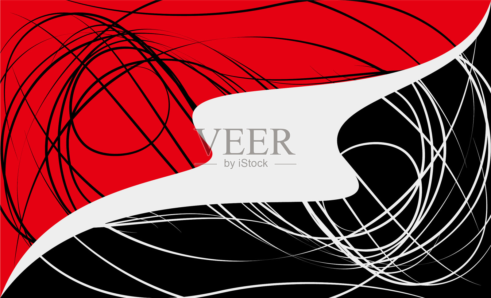 摘要在黑色和红色背景上插画图片素材