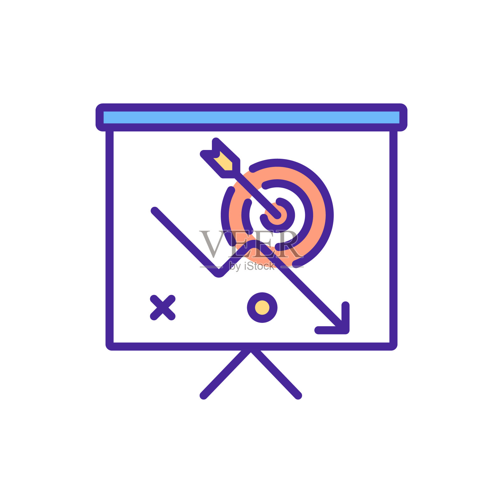 低优先级任务RGB颜色图标插画图片素材