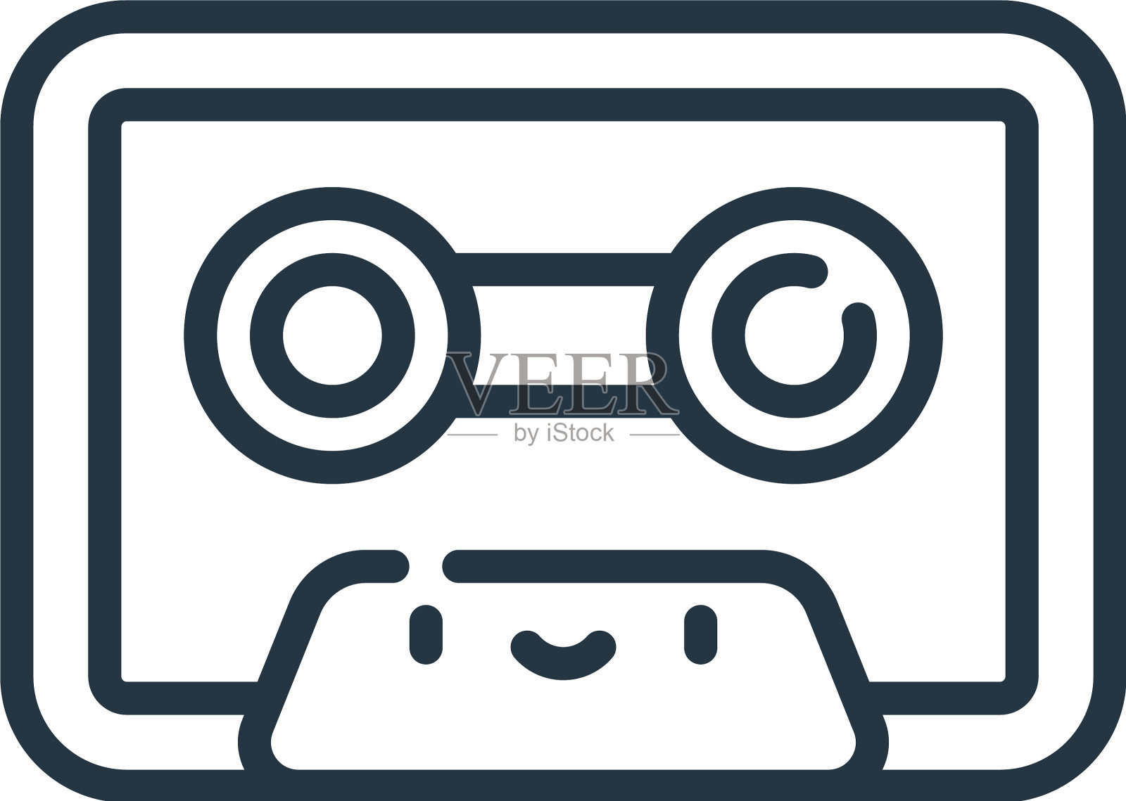 盒式图标盒式笔画可编辑盒式笔画设计元素图片