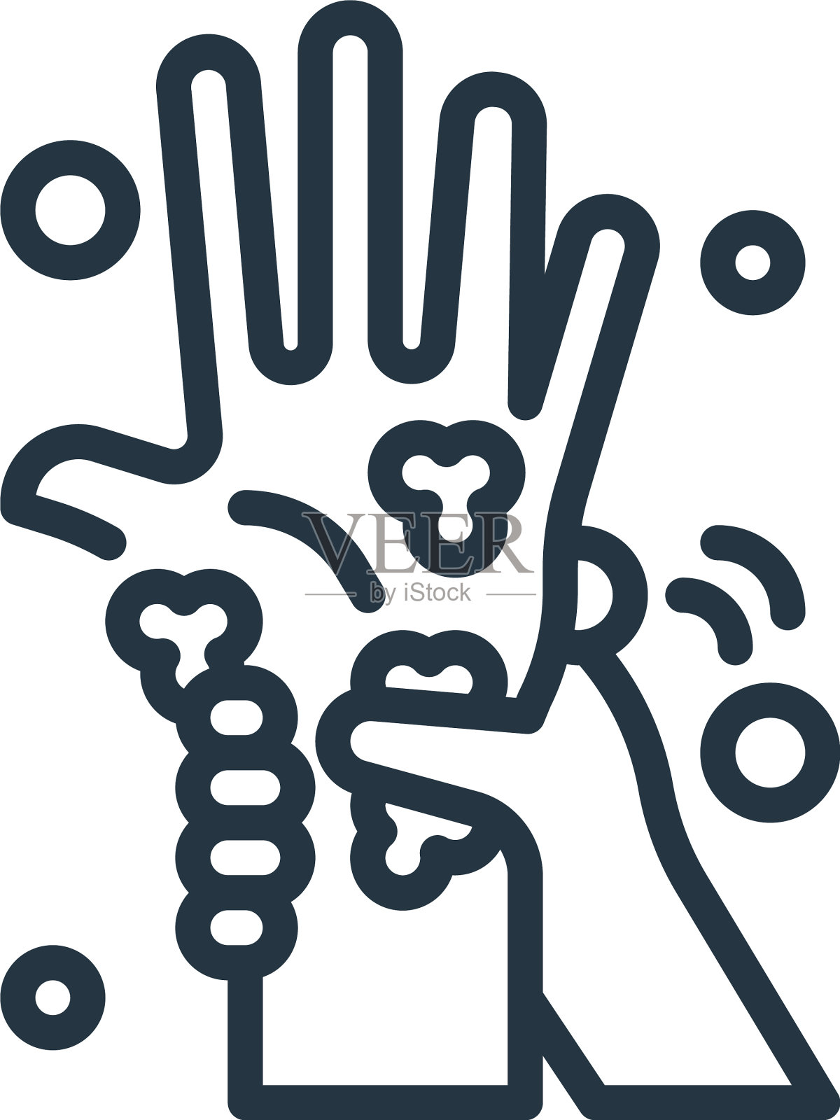 手洗图标手洗可编辑的笔触设计元素图片