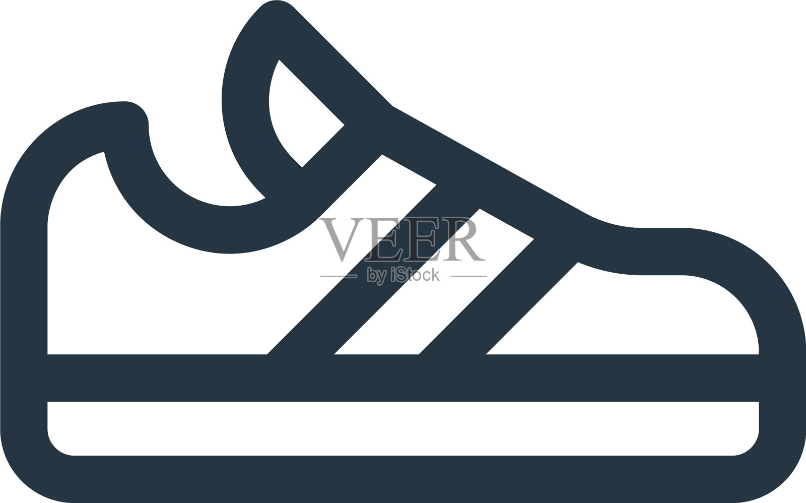 鞋图标鞋可编辑鞋笔划鞋线形设计元素图片