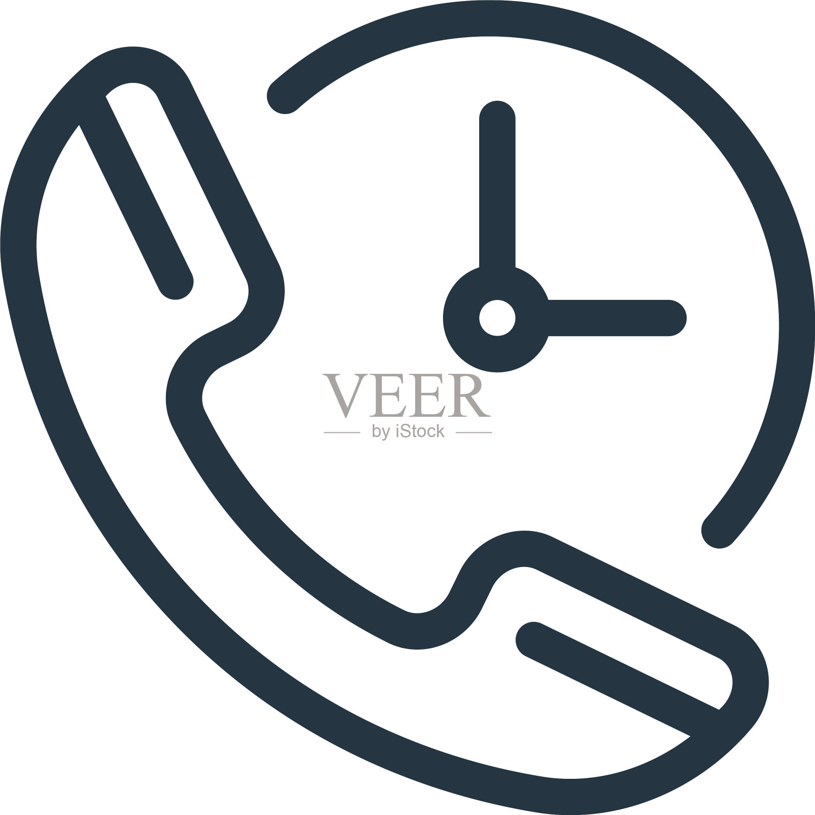 手机图标手机可编辑笔触手机线性设计元素图片