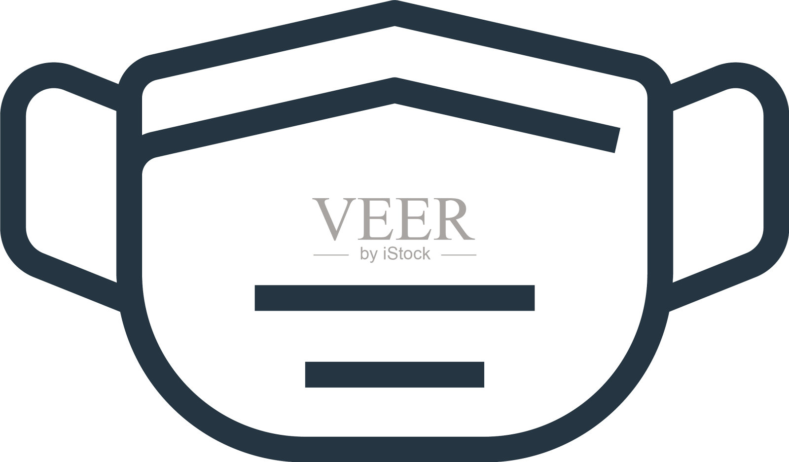 遮罩图标遮罩可编辑的描边遮罩线性符号图标素材