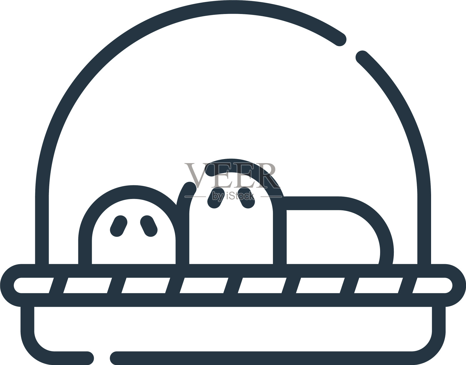 土豆图标孤立在白色背景设计元素图片