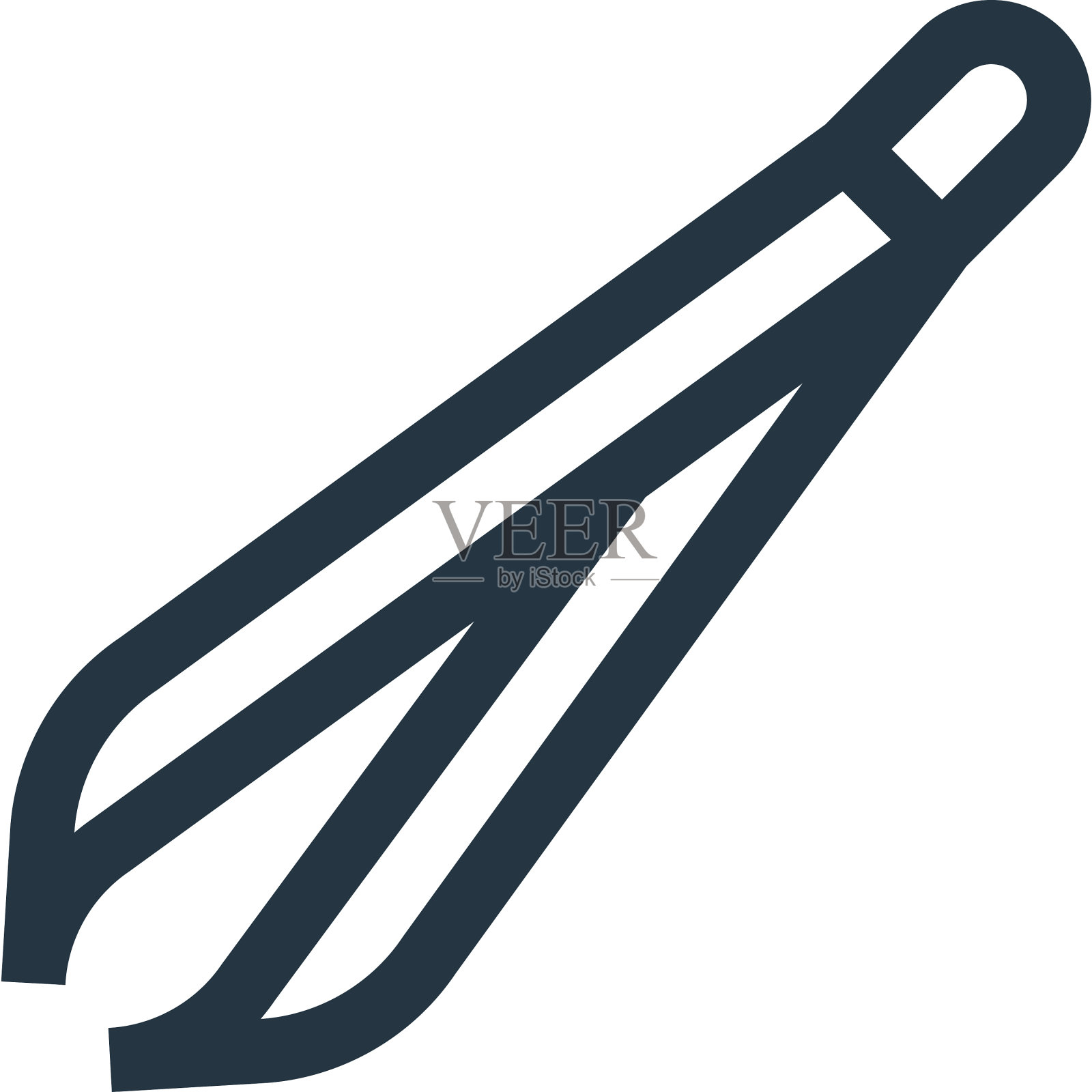 镊子图标镊子可编辑的行程镊子图标素材