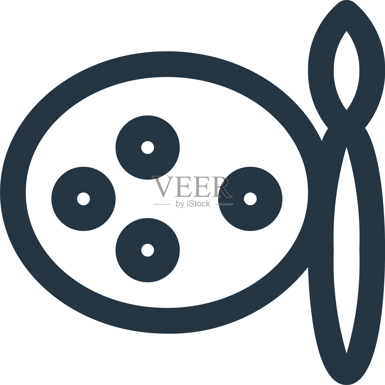 艺术图标艺术可编辑的笔画艺术线性符号图标素材