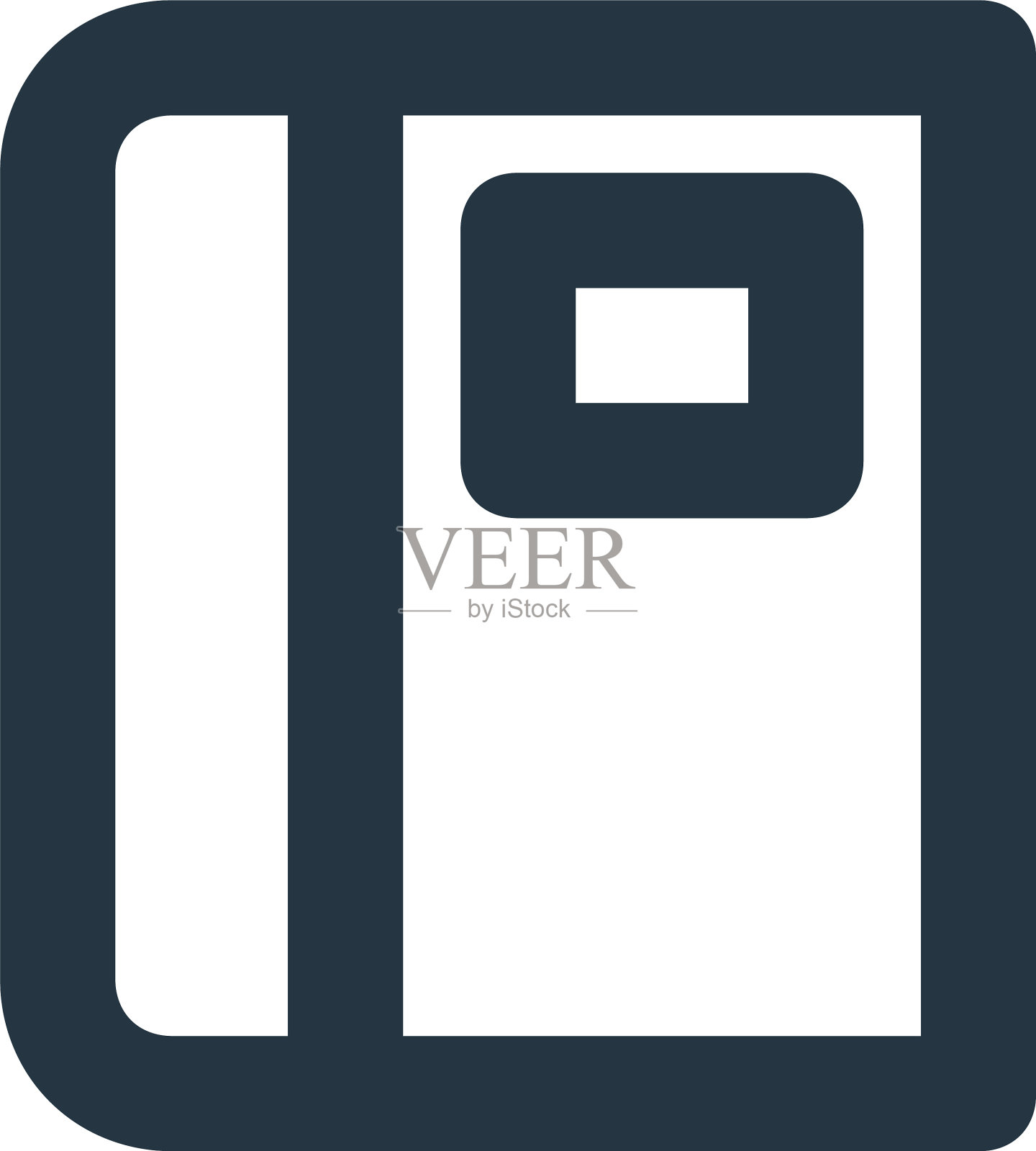 书图标书可编辑笔画书线性符号图标素材