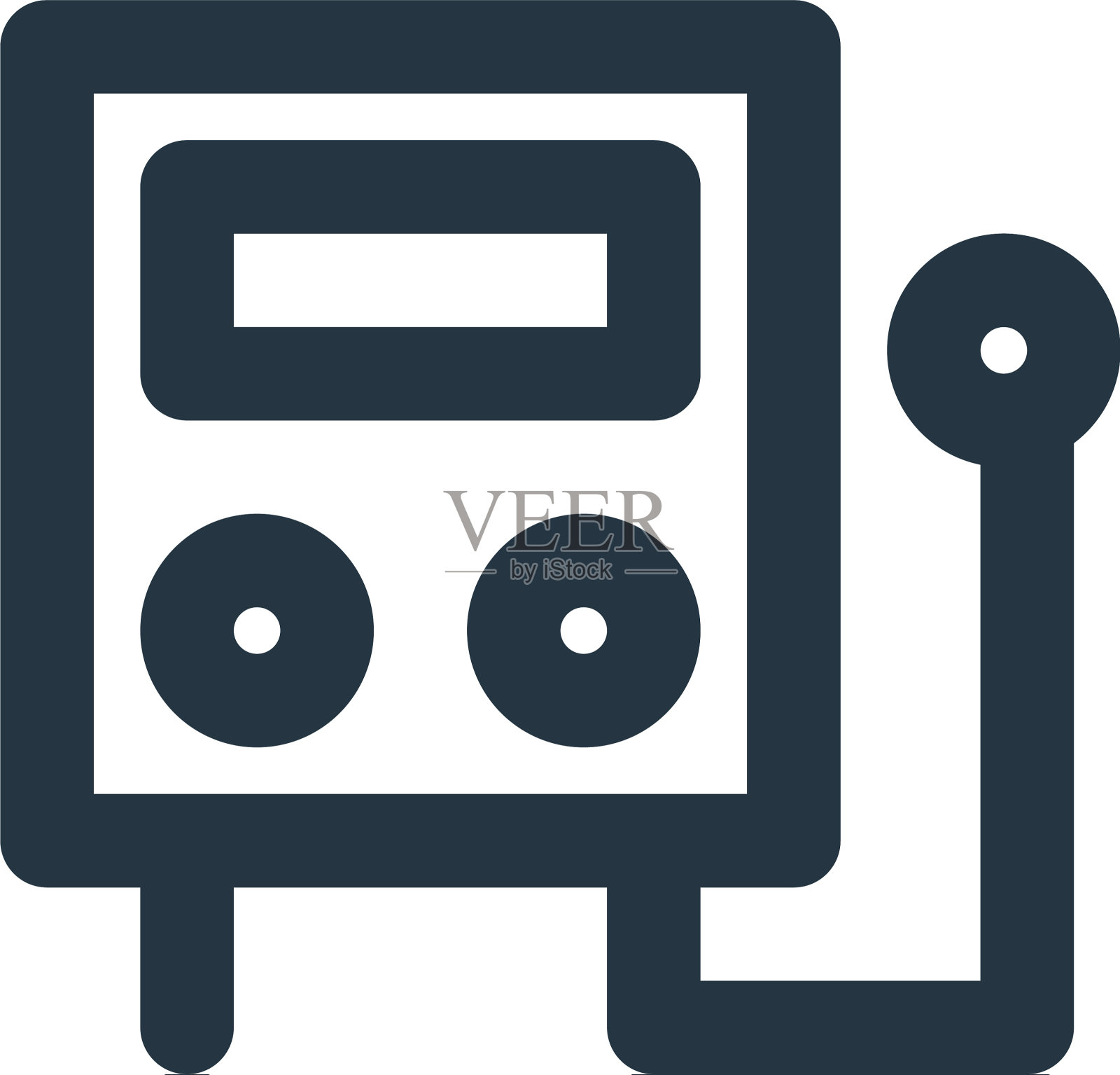 热水器图标隔离在白色背景图标素材