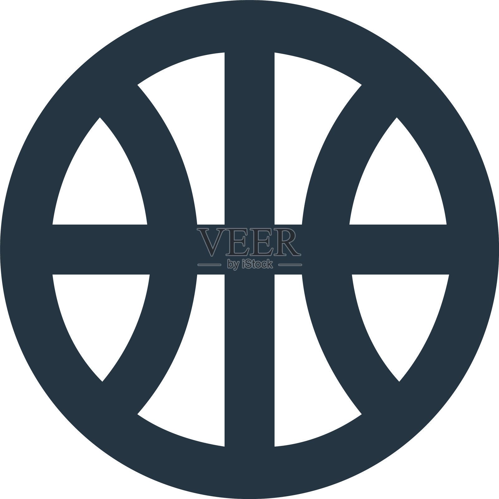 篮球图标篮球可编辑的笔触图标素材