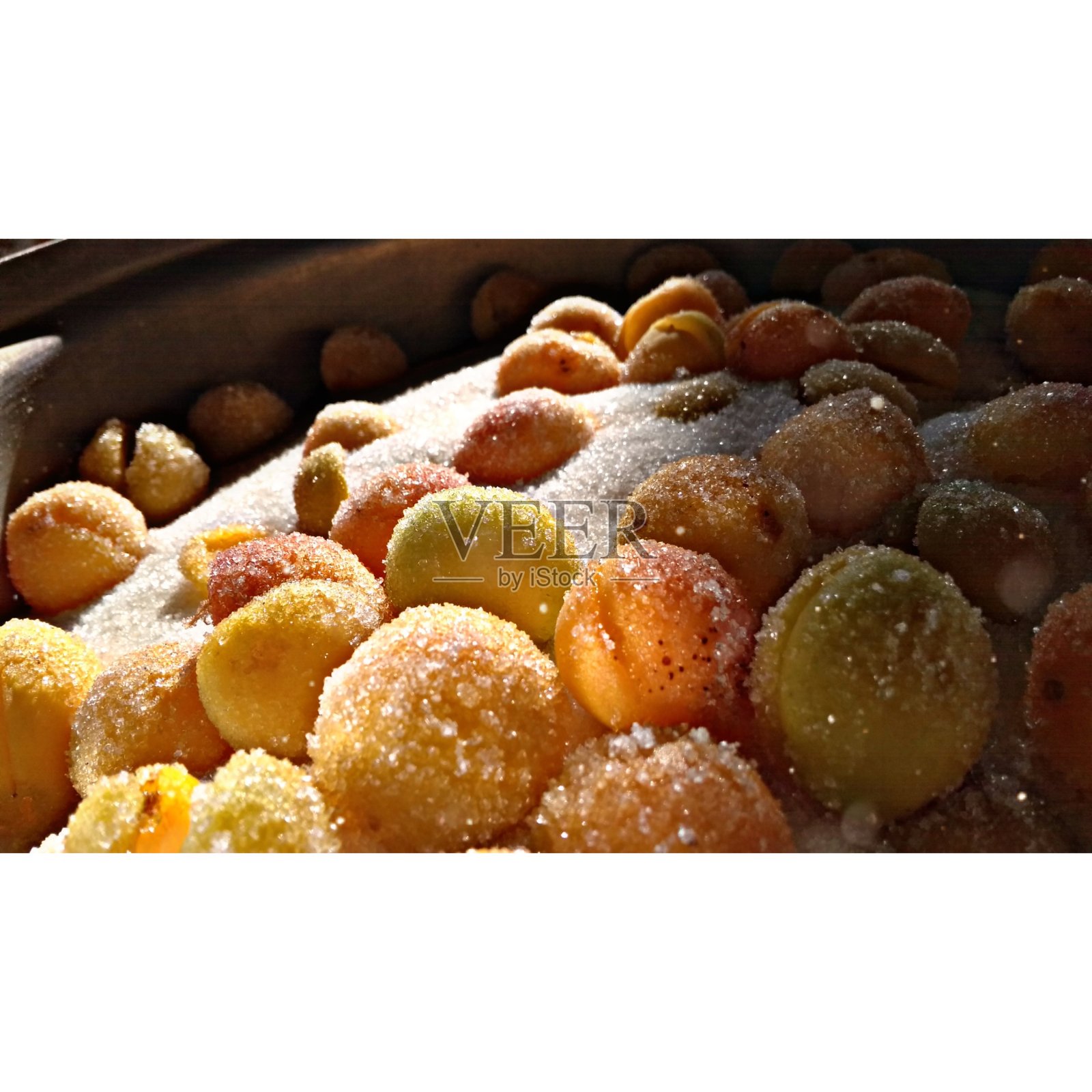 杏子小时照片摄影图片