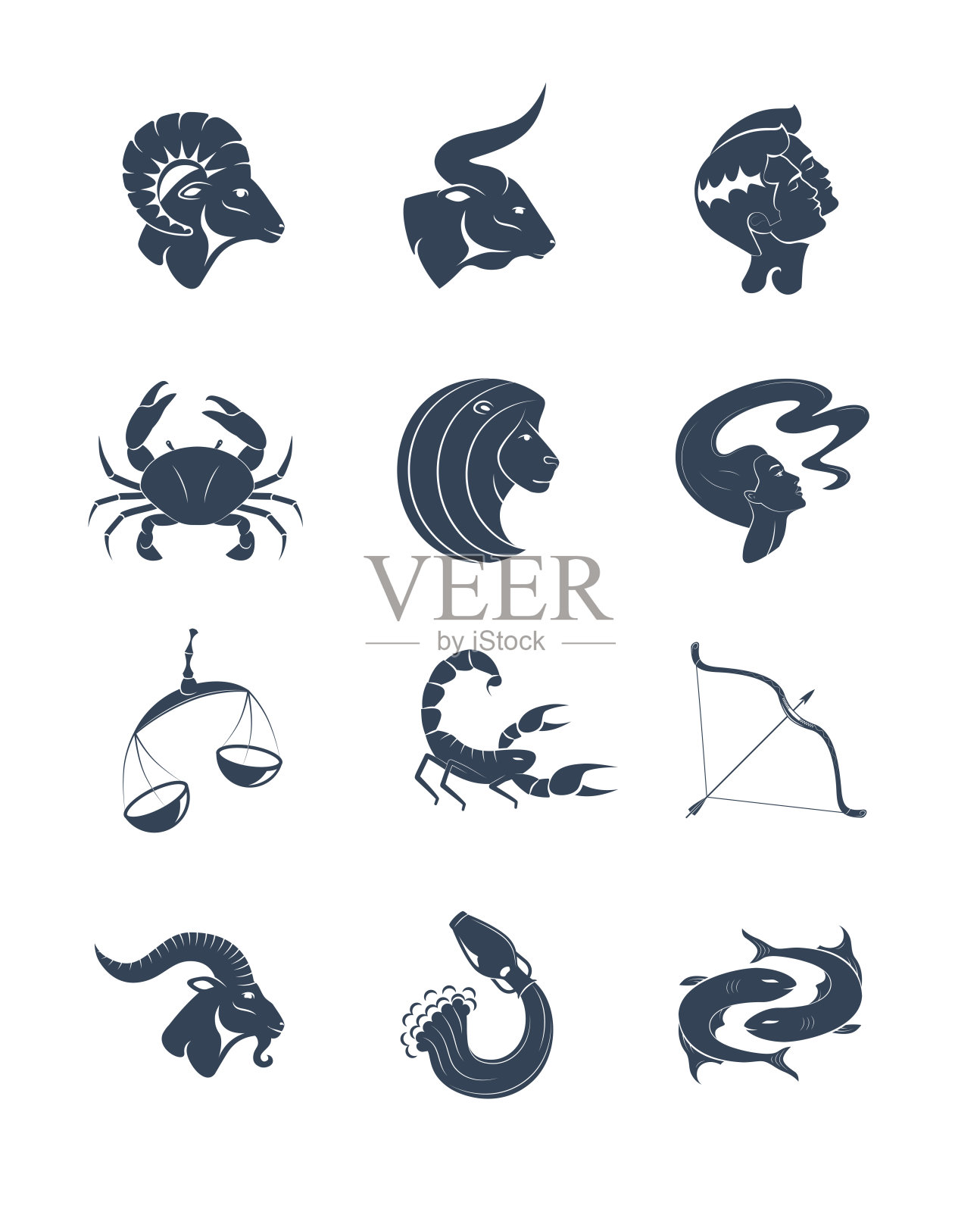 十二生肖插画图片素材