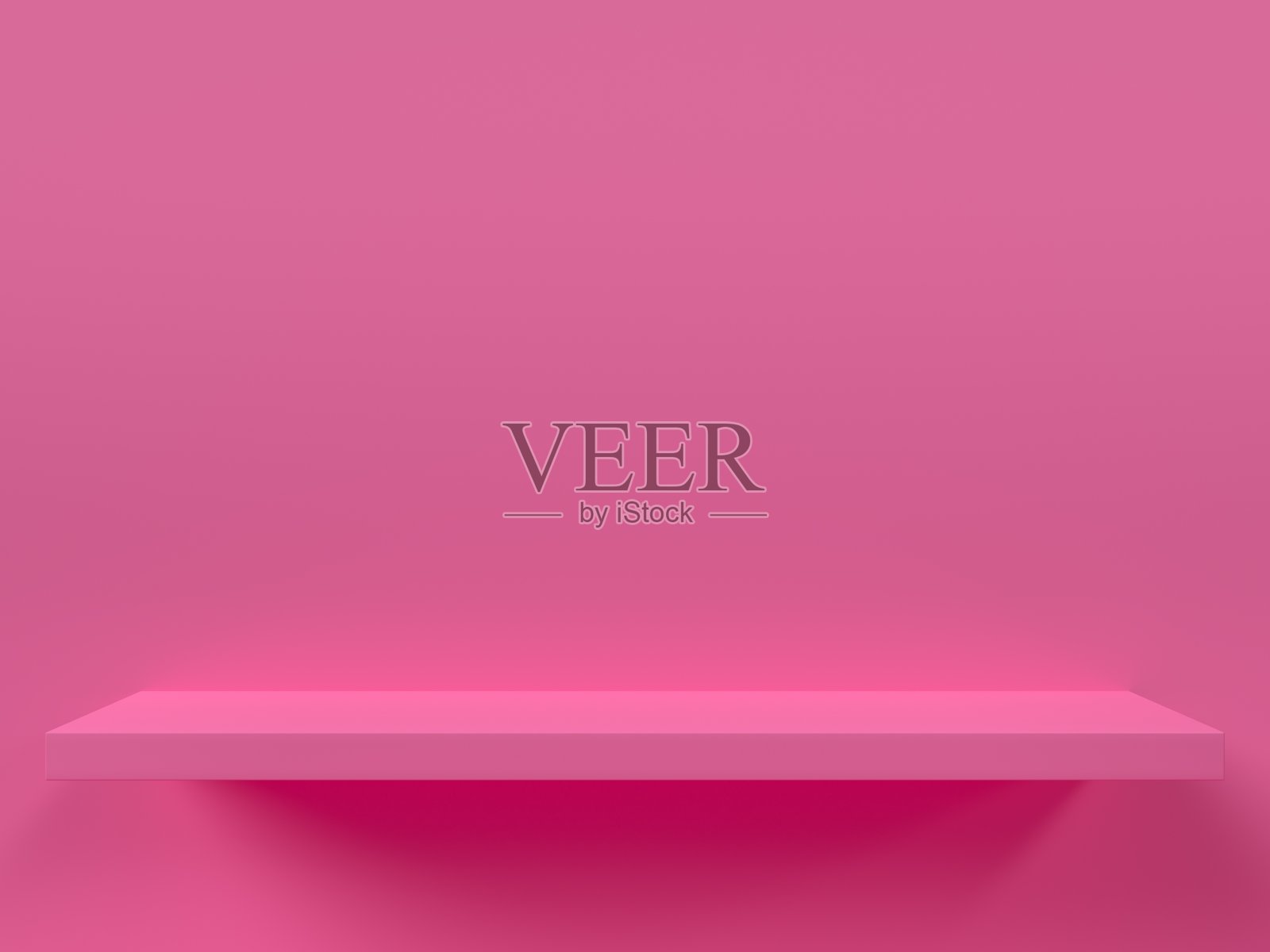 粉红色空架子的3d渲染。照片摄影图片