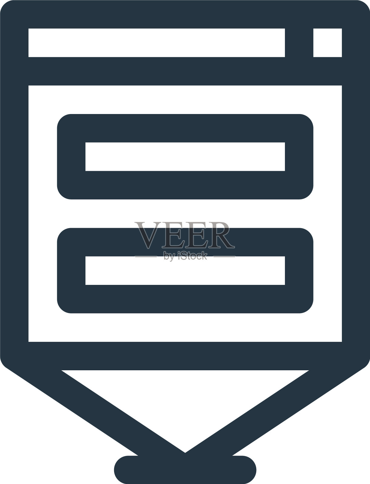 D全息图图标D全息图可编辑的笔触D图标素材