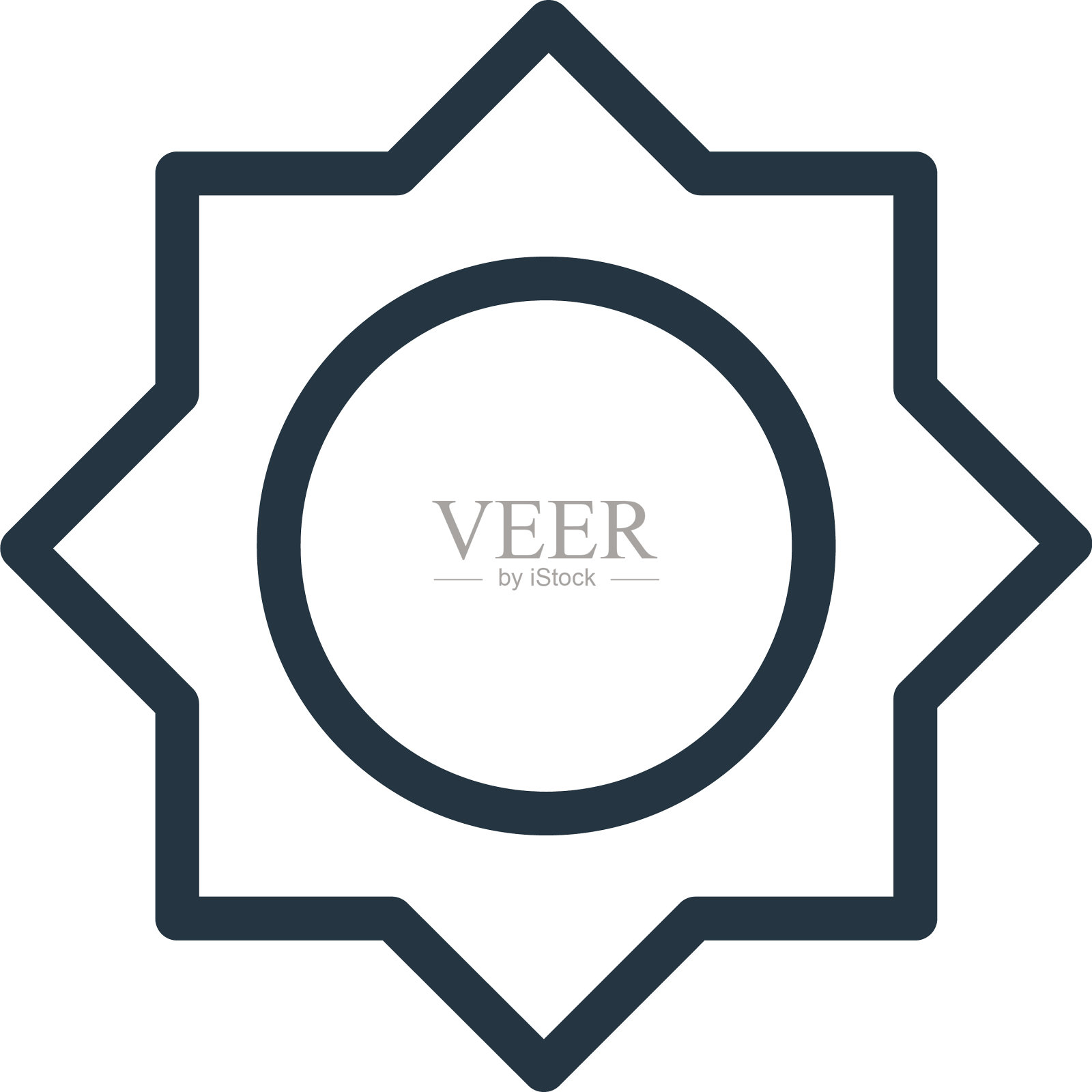 亮度图标孤立在白色背景图标素材