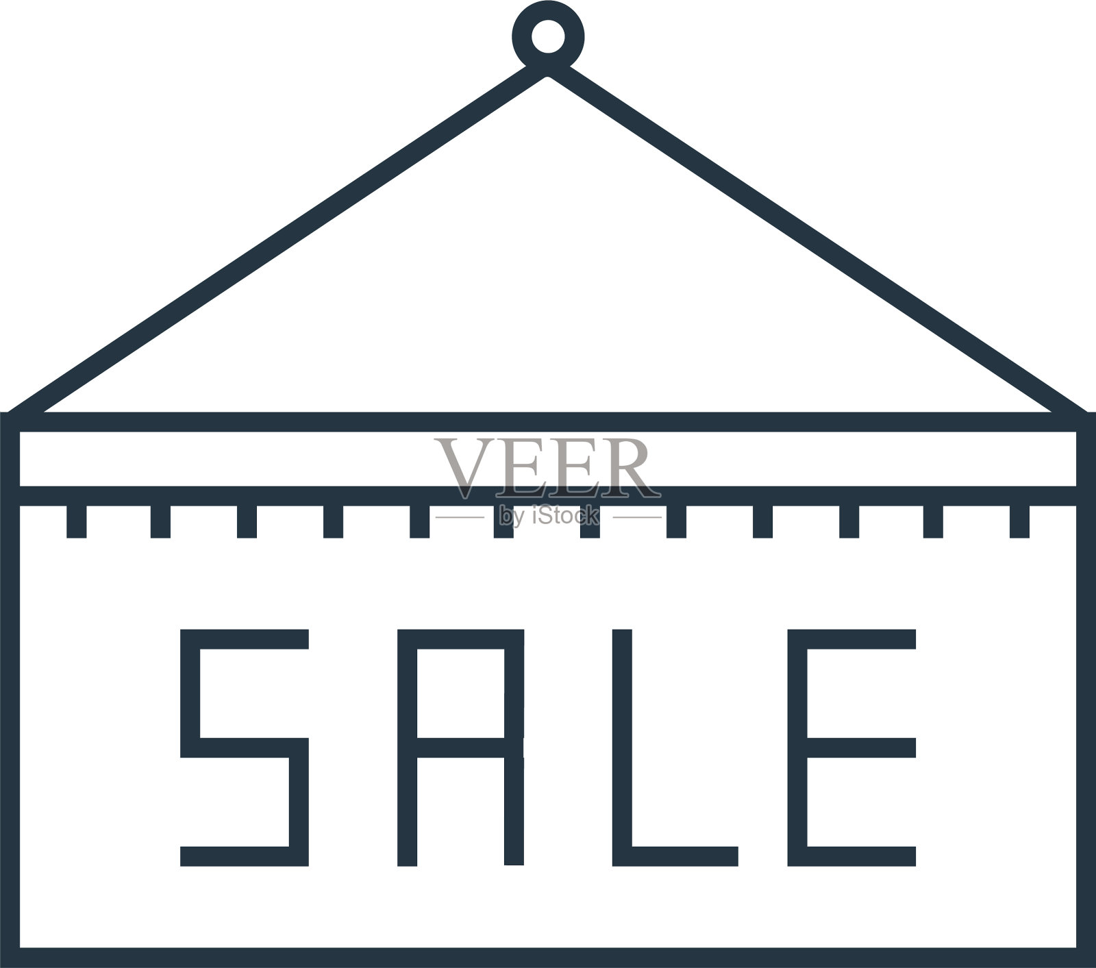 销售标签图标孤立的白色背景图标素材