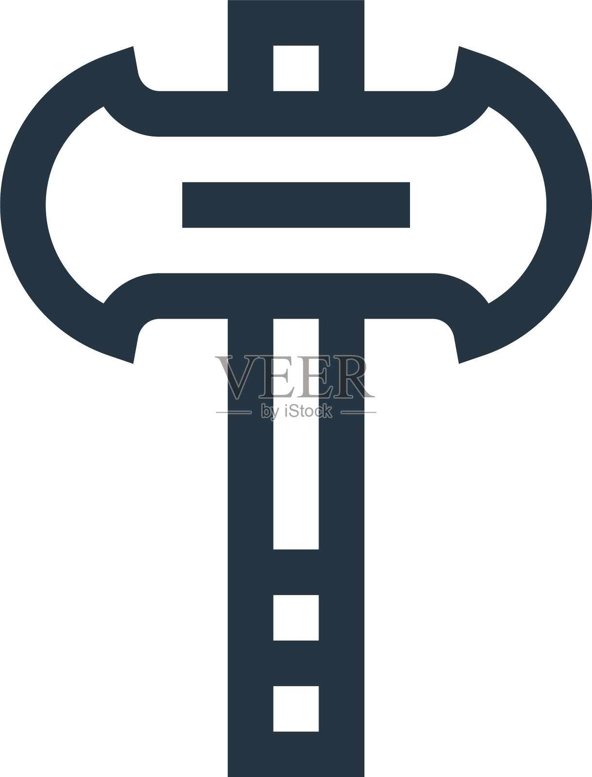 Axe图标孤立在白色背景轮廓图标素材