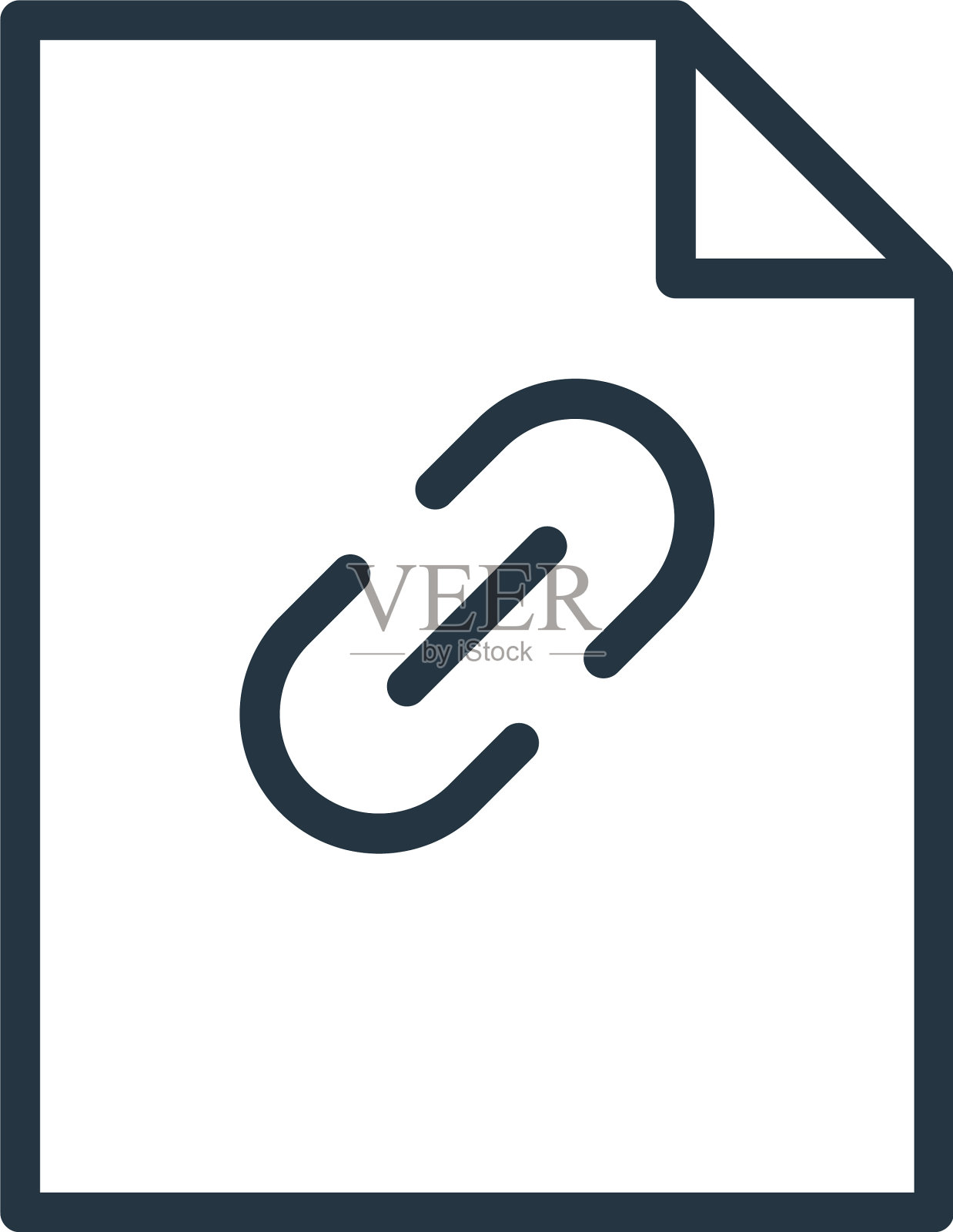 链接图标链接可编辑的笔触链接线性符号图标素材