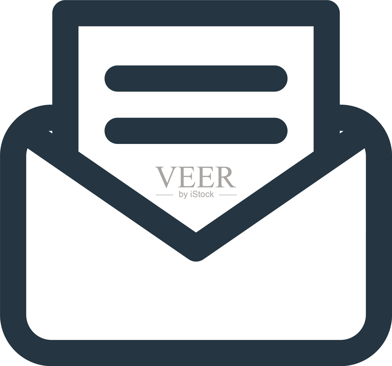 消息图标消息可编辑的笔触消息图标素材