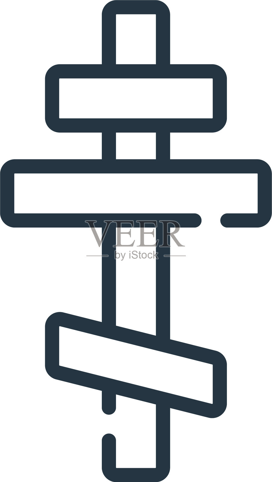 正统十字图标正统十字可编辑设计元素图片