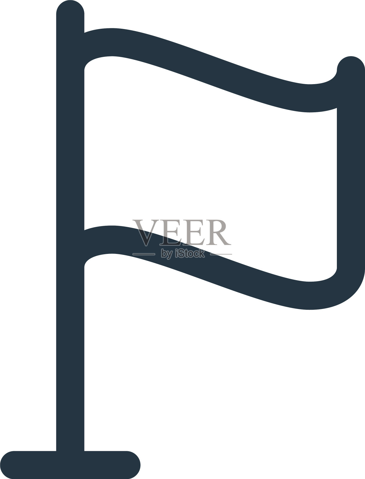 标志图标标志可编辑笔触标志线性符号图标素材