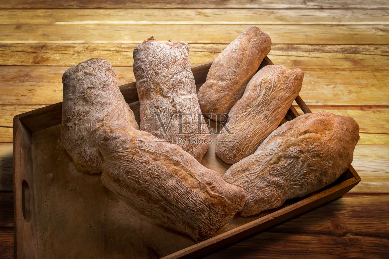 意大利ciabatta面包照片摄影图片