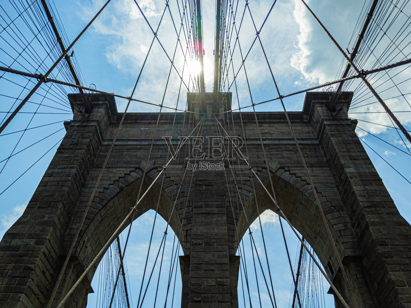 布鲁克林大桥照片摄影图片