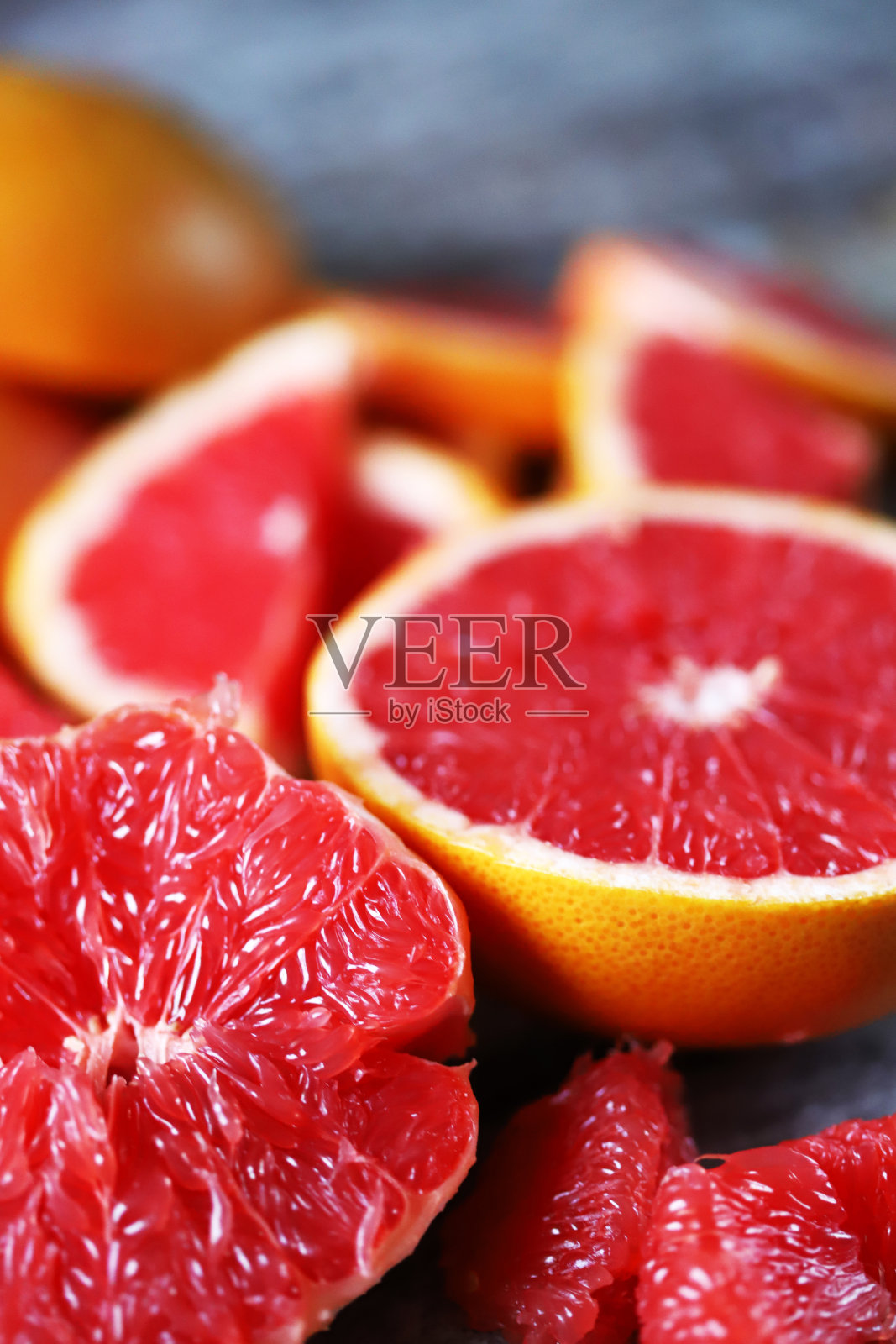 柚子果肉。照片摄影图片