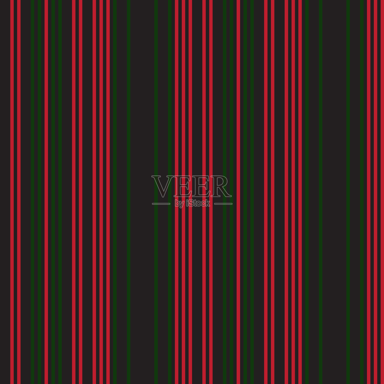 圣诞条纹无缝图案背景中插画图片素材