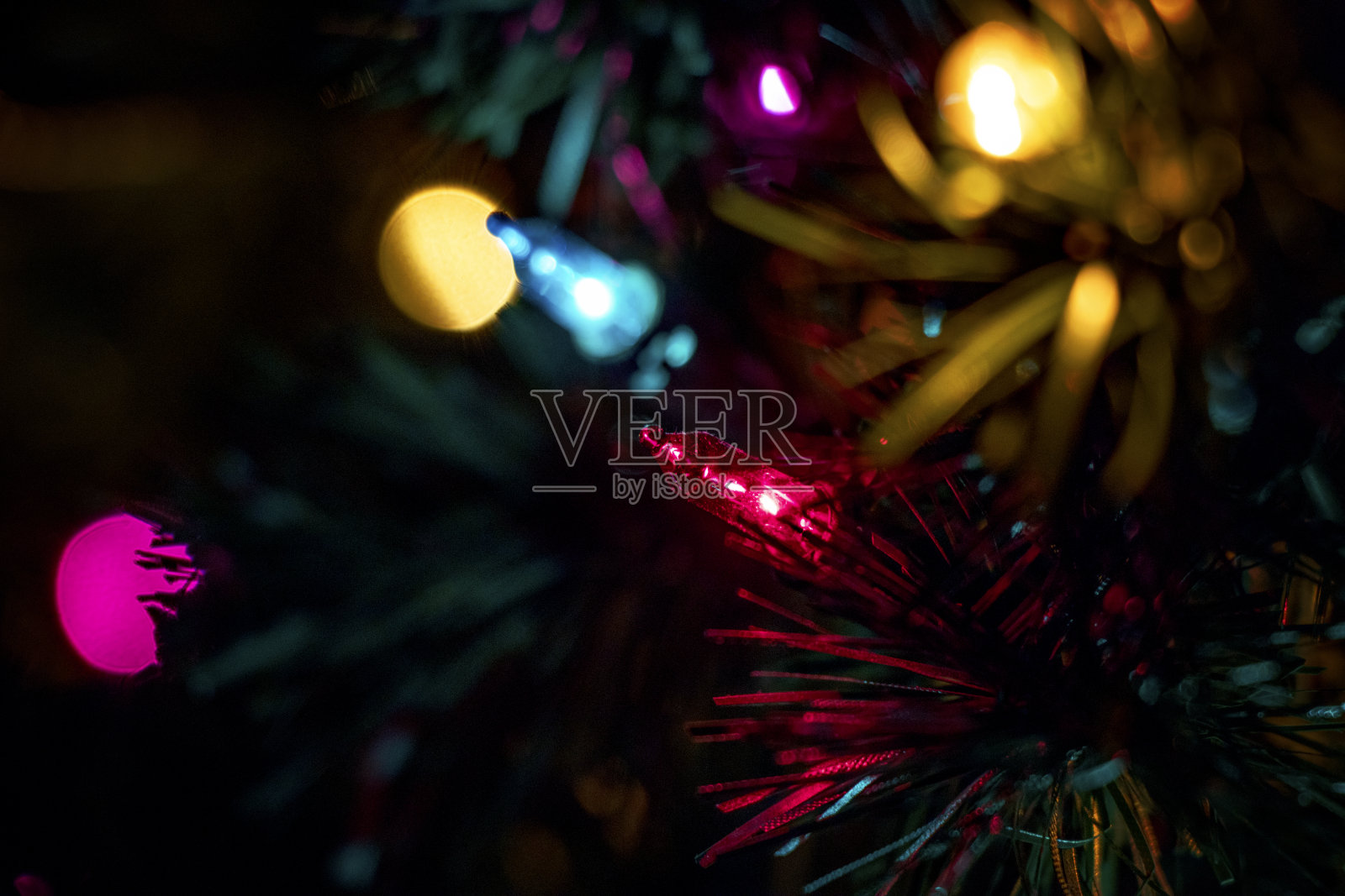 圣诞灯照片摄影图片