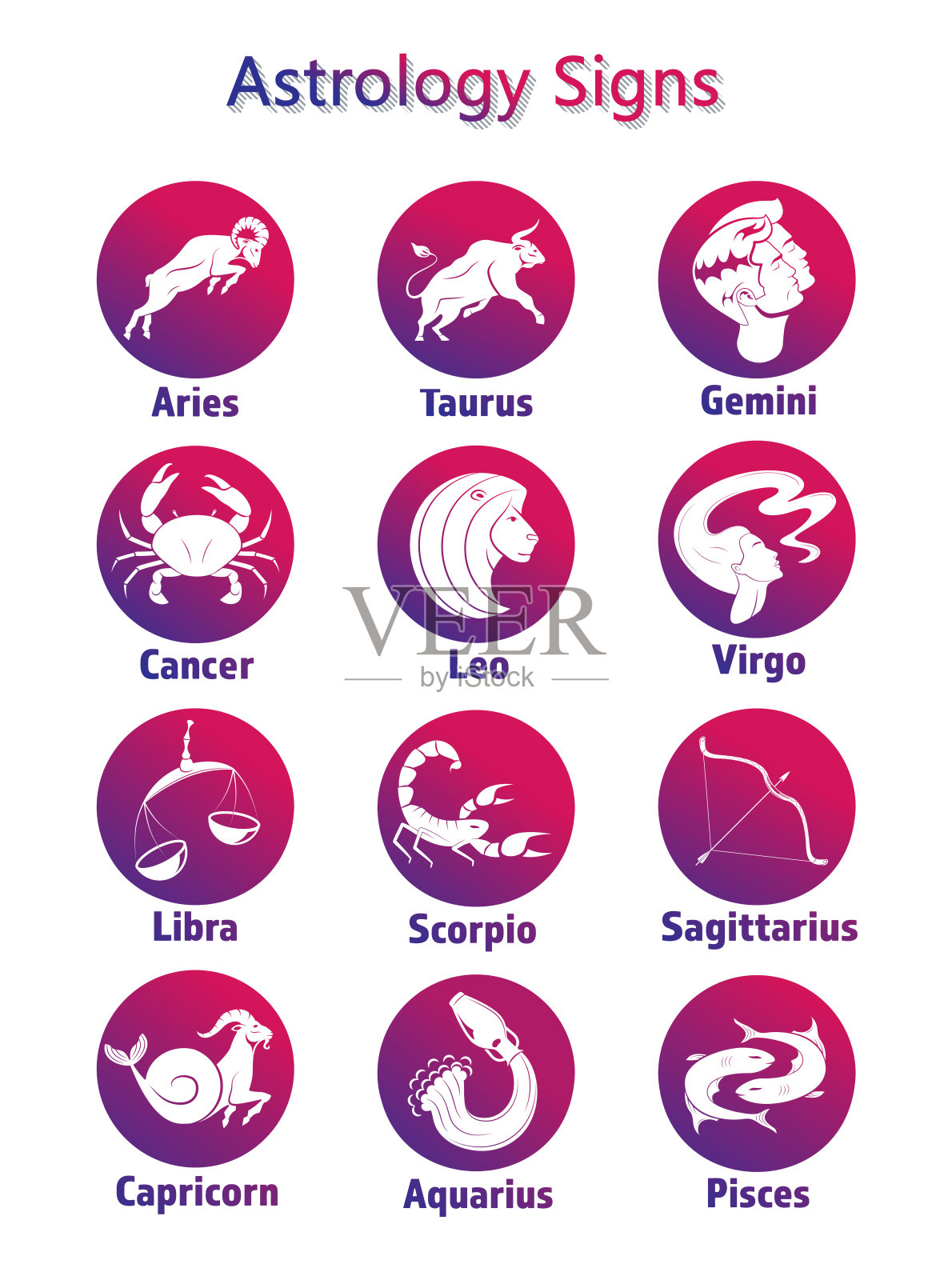 十二生肖插画图片素材