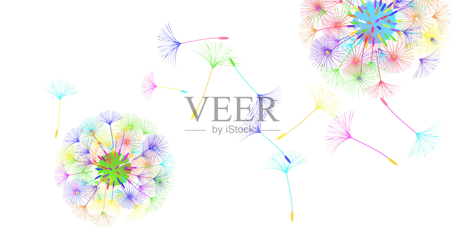 蒲公英的背景设计元素图片