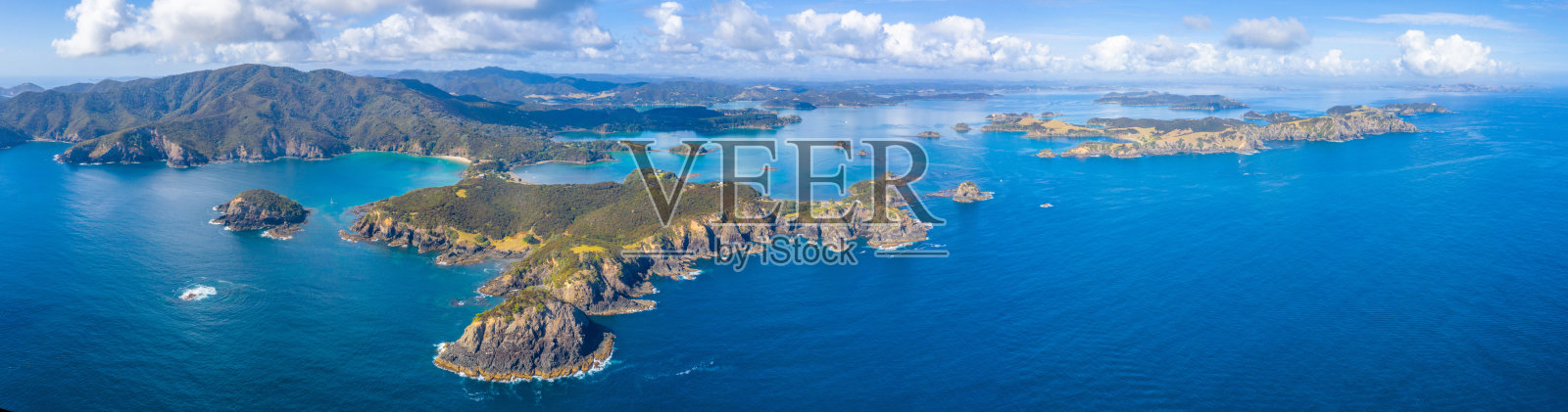 新西兰乌鲁普卡普卡岛鸟瞰图照片摄影图片