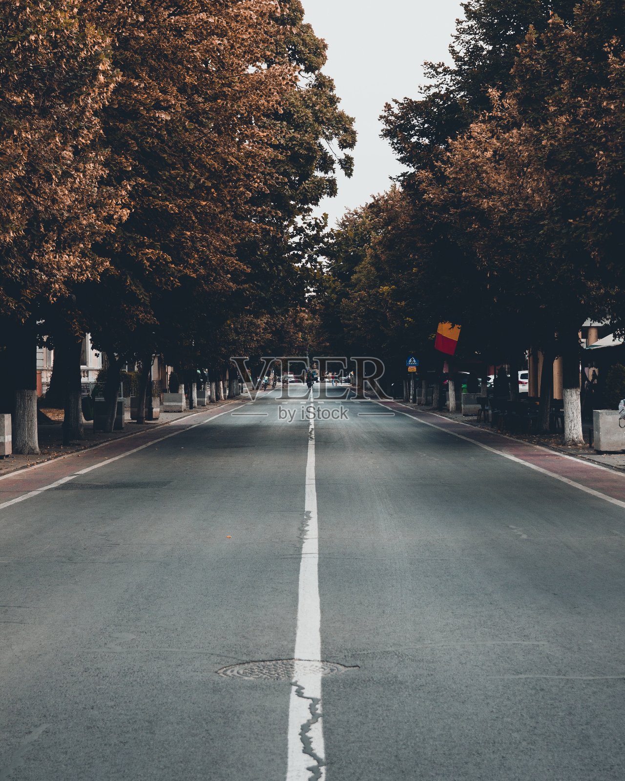 空荡荡的街道照片摄影图片