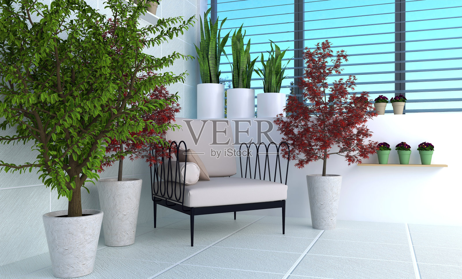 一个平台的想法的3d渲染与简单的室内解决方案照片摄影图片