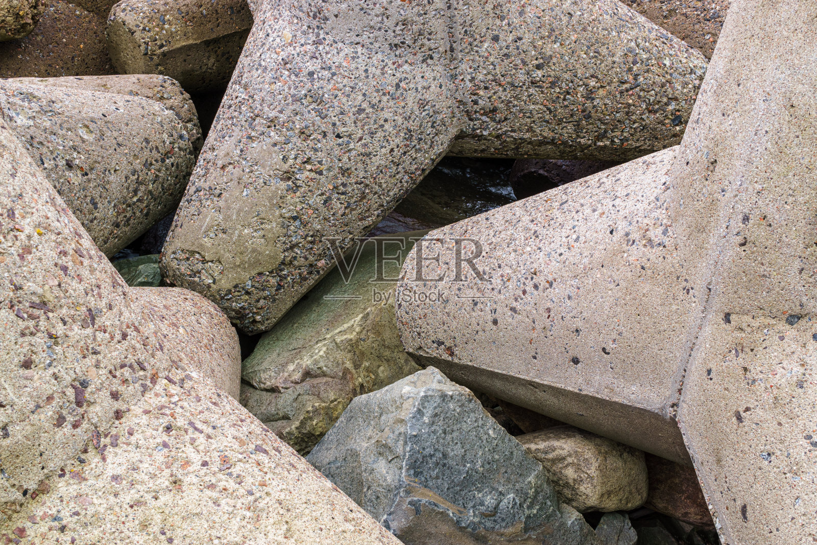 波罗的海的防波堤照片摄影图片