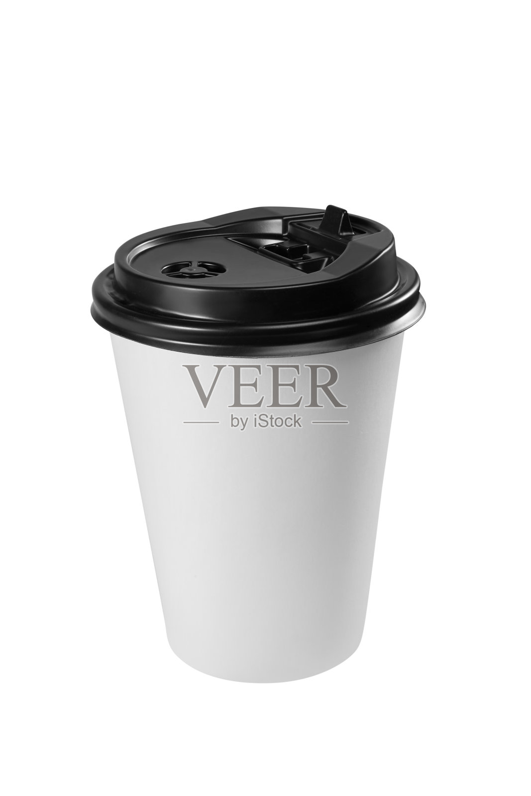 空白的咖啡杯孤立在白色与剪辑的路径照片摄影图片