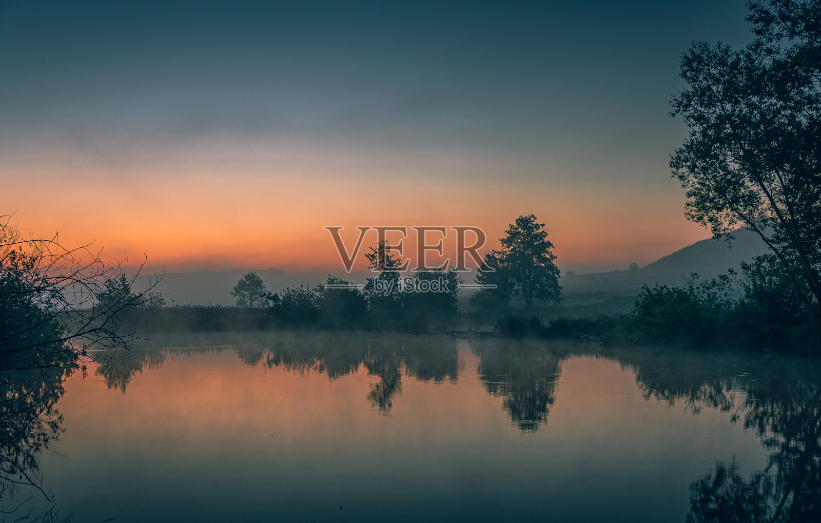 日出河照片摄影图片