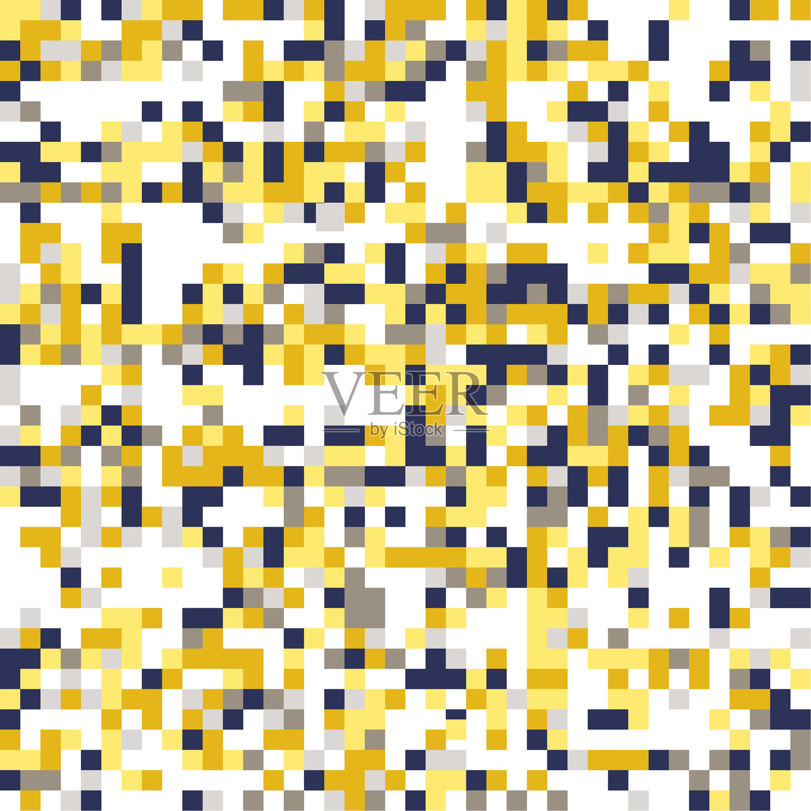 多颜色的像素。插画图片素材