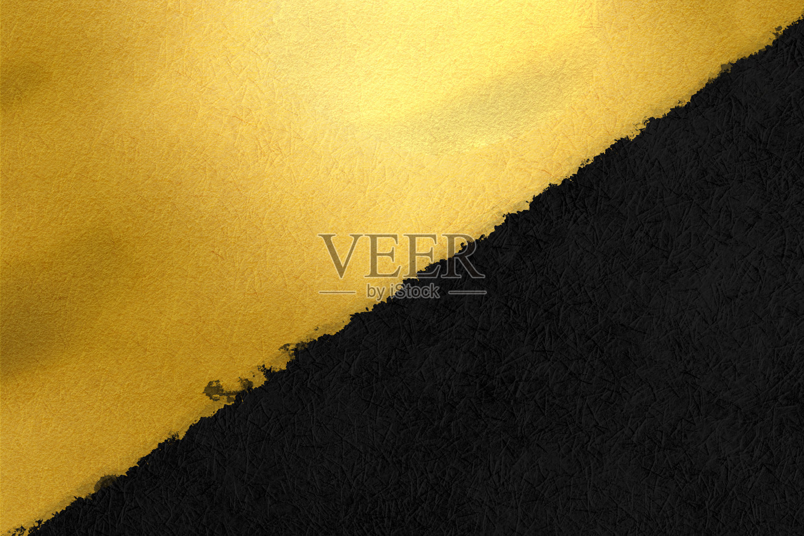 日本风格的背景材料与金色图案的黑色日本纸照片摄影图片