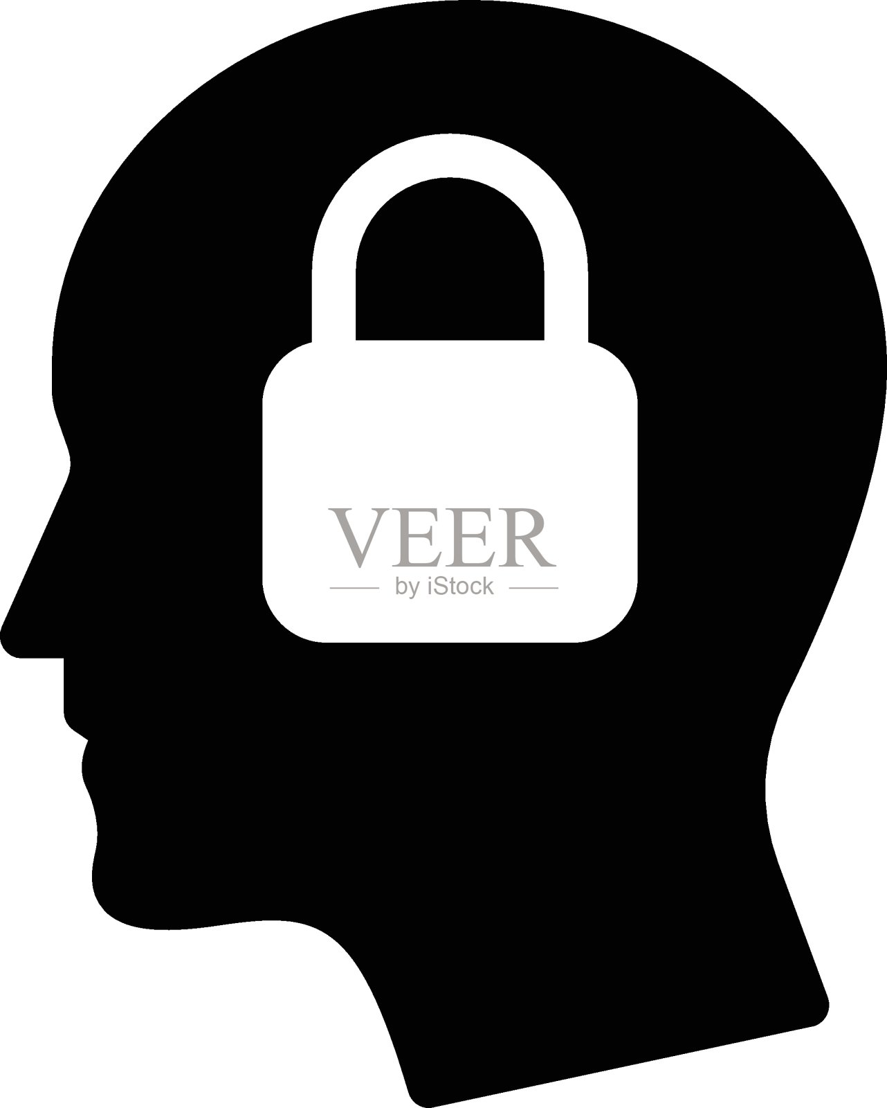 心锁插画图片素材