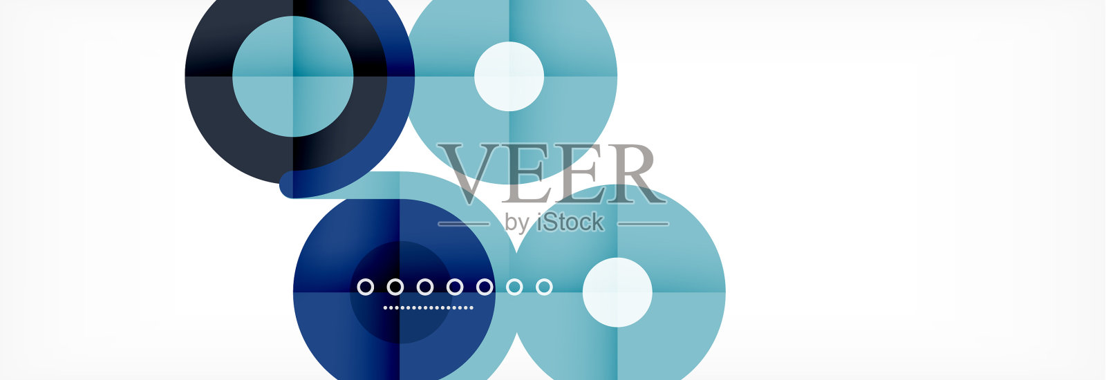 圆圈和线条抽象了封面的背景插画图片素材