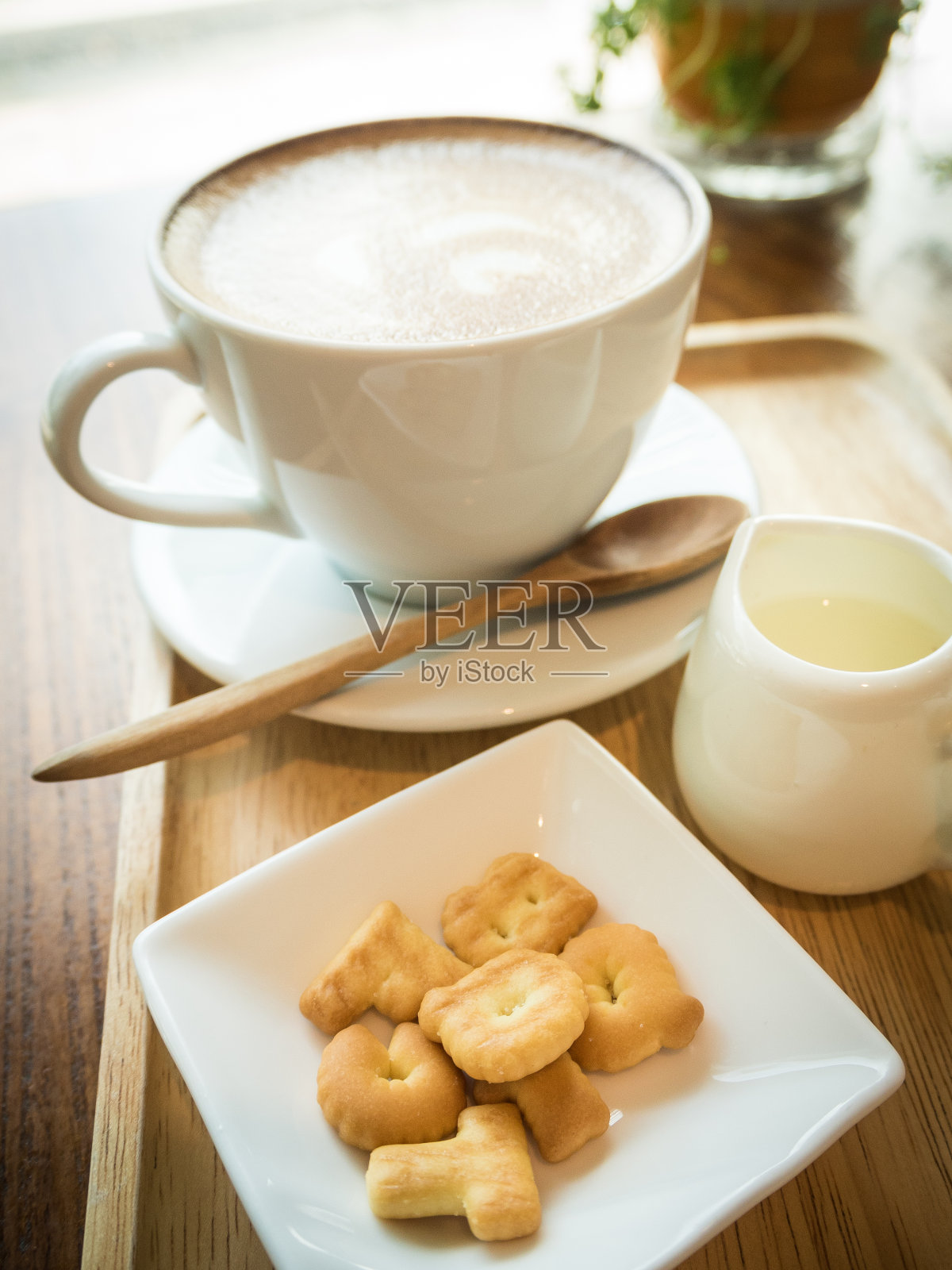 热咖啡。照片摄影图片