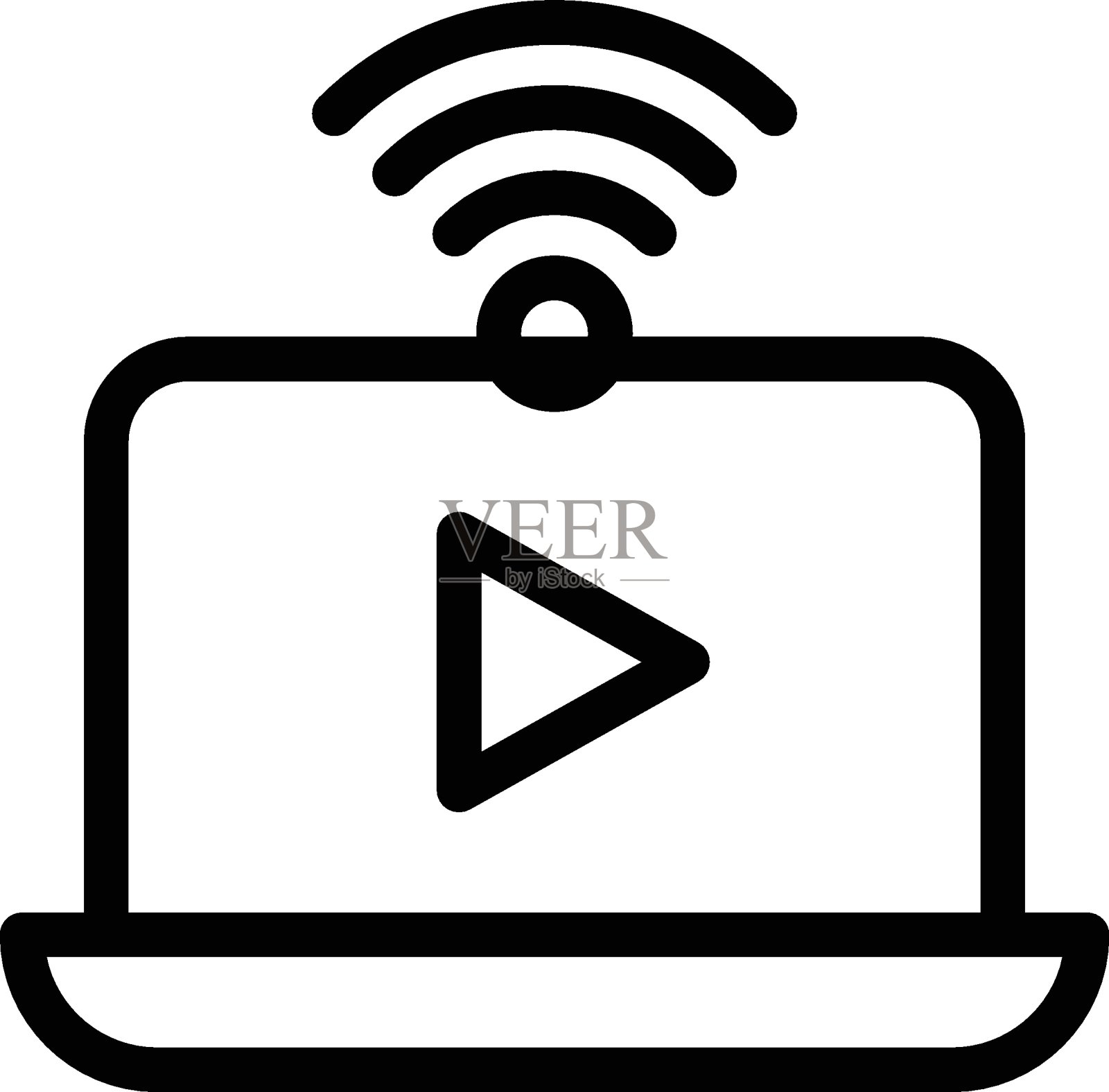 视频无线插画图片素材