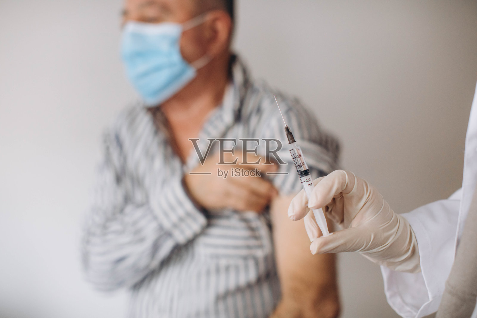 疫苗接种照片摄影图片