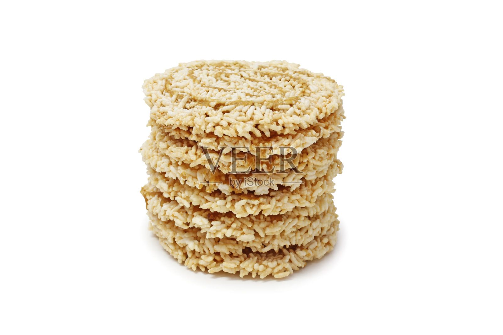 泰国甜点。大米饼干照片摄影图片