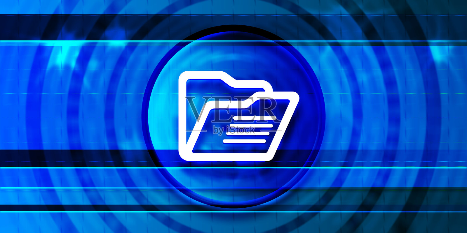 文件夹图标最佳prime数字智能蓝色旗帜背景抽象未来主义运动插图插画图片素材