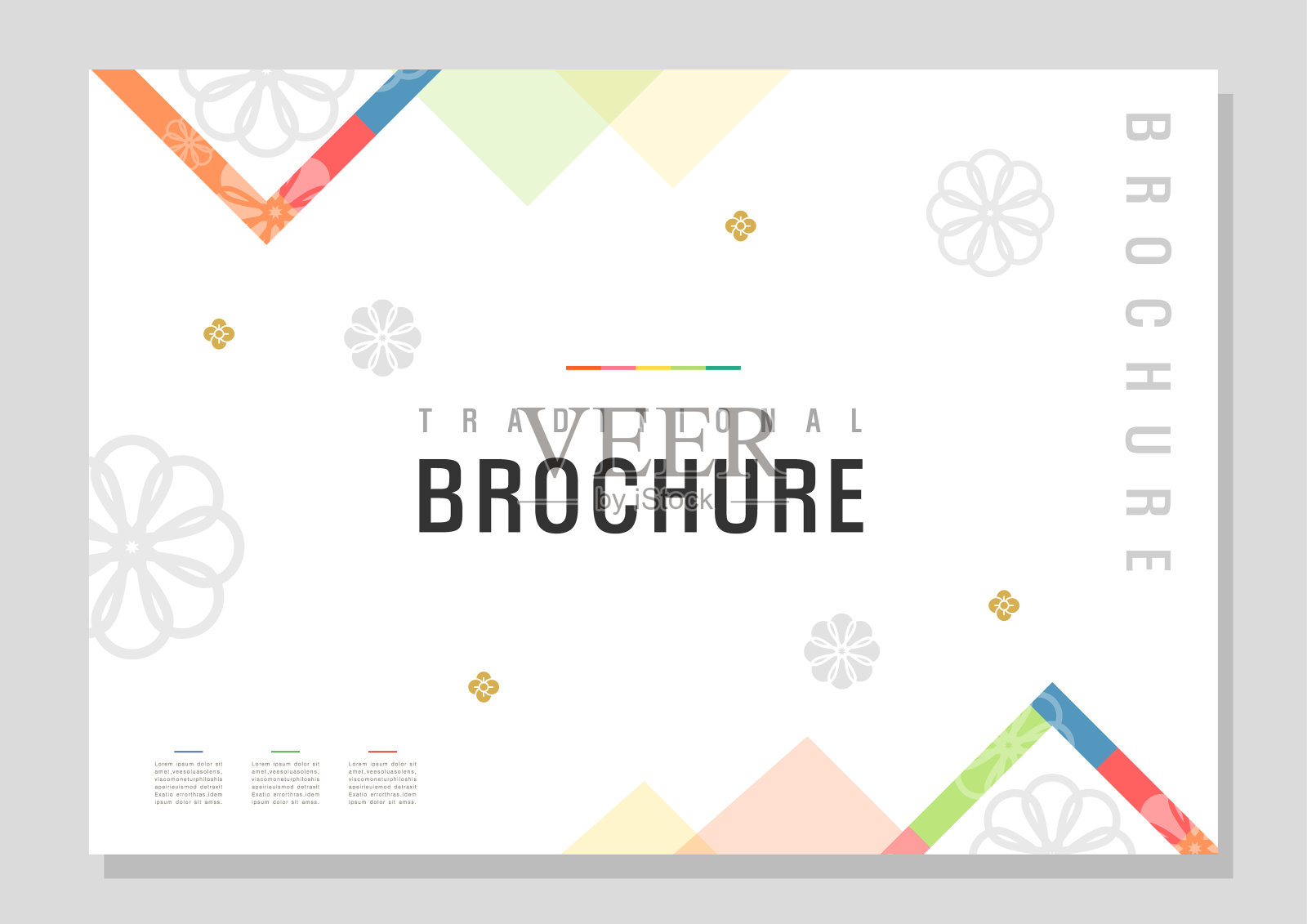 韩国的传统模式设计模板素材