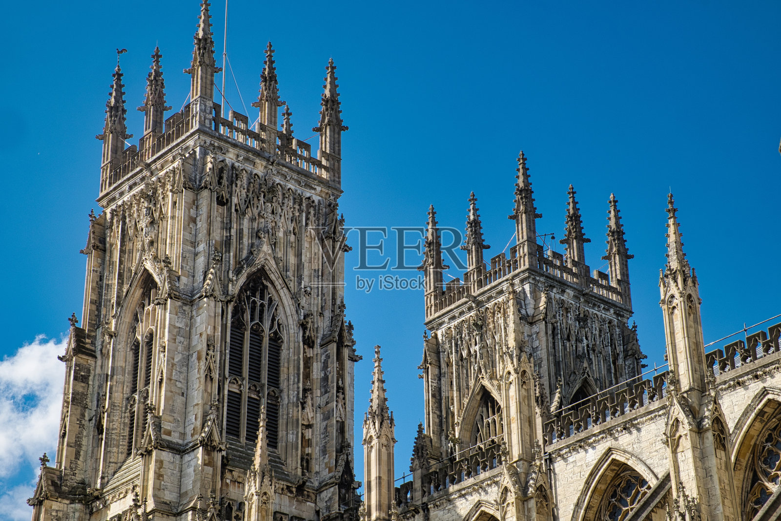 约克大教堂，俗称约克大教堂，英国约克。照片摄影图片